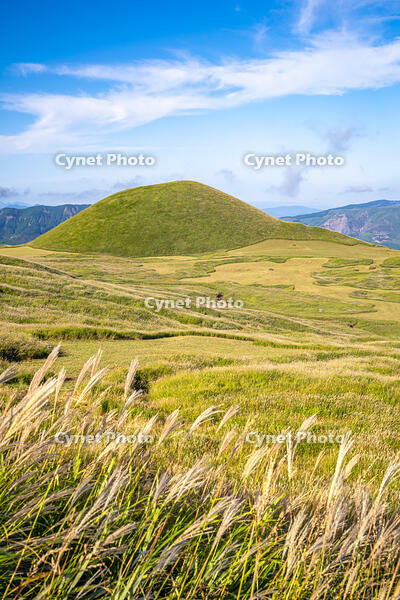 ススキ原と米塚 [YMA110016351]