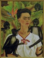 Frida Kahlo / Self-Portrait with Monkeys, 1943 [AKG110392339]