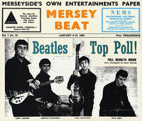 THE BEATLES IN FIRST PAGE [AKG110392411]