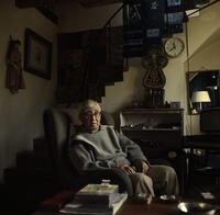 Foujita at his Flat / Photo, 1966 [AKG110392414]