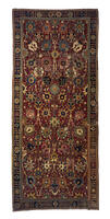 Vase Technique Carpet, Persian, Safavid period, 1501–1722, 17th century, Wool, Made in Kerman, Kerman province, Iran, Asia, Coverings & hangings, textiles, 137 1/2 x 58 in. (349.3 x 147.3 cm) [AKG110392421]