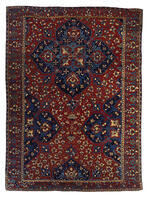Large Fragmentary Ushak 'Quatrefoil' Carpet, Anatolian, Ottoman period, 1281–1924, 16th century, Wool, Made in Anatolia, Turkey, Asia, Coverings & hangings, textiles, 119 x 90 1/4 in. (302.3 x 229.2 cm) [AKG110392431]