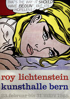 Roy Lichtenstein / Exhibition Poster / Kunsthalle Bern, Switzerland / 1968 [AKG110392470]