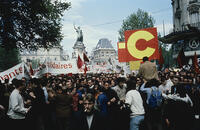 Place de la République / Street Scene During a Rally / Paris May 1968 events in France [AKG110392476]