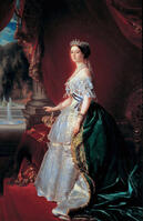 Franz Xaver Winterhalter, Empress Eugénie / Painting [AKG110392483]