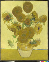Gogh, Vincent van,   "Sunflowers" (fourteen sunflowers in a vase), 1888. [AKG110392534]