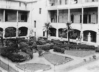 Garden at the Hotel Dieu in Arles / photo [AKG110392545]