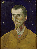 Portrait of the Belgian Poet Eugene Boch / V. van Gogh / Painting, 1888 [AKG110392645]