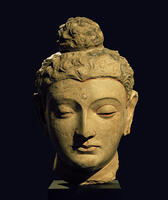 Kopf eines Buddha / Gandhara-Kunst [AKG110392646]
