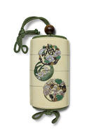 INRÔ: SHIBAYAMA WITH CREST. [AKG110392714]