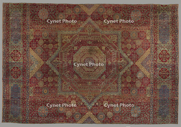 Carpet / Egyptian, Mamluk Period, 15./16. C. [AKG110392424]