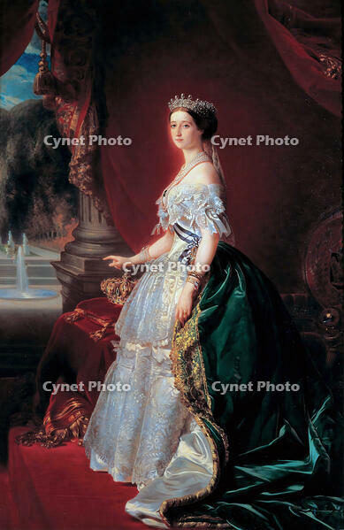 Franz Xaver Winterhalter, Empress Eugénie / Painting [AKG110392483]