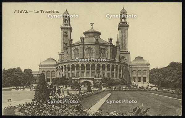 Paris, Palais du Trocadéro, Foto um 1890 [AKG110392498]