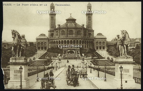 Paris, Palais du Trocadéro, Foto um 1890 [AKG110392499]