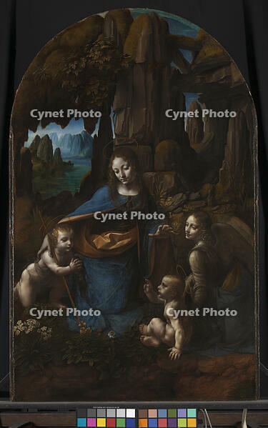 The Virgin of the Rocks (The Virgin with the Infant Saint John adoring the Infant Christ accompanied by an Angel) [AKG110392535]