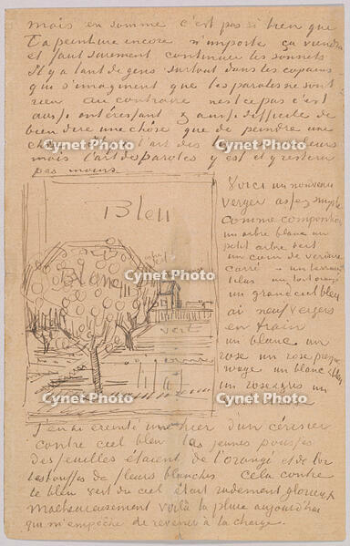 Autograph letter signed : Arles, to E?mile Bernard, [1888 Apr. 19]. [AKG110392553]