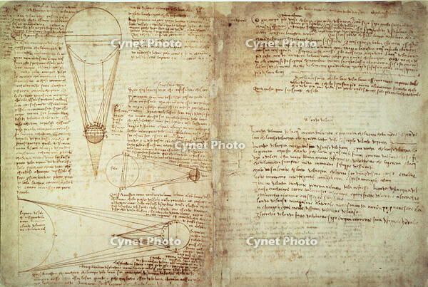 Leonardo da Vinci, Pages from Cod. Hammer [AKG110392584]