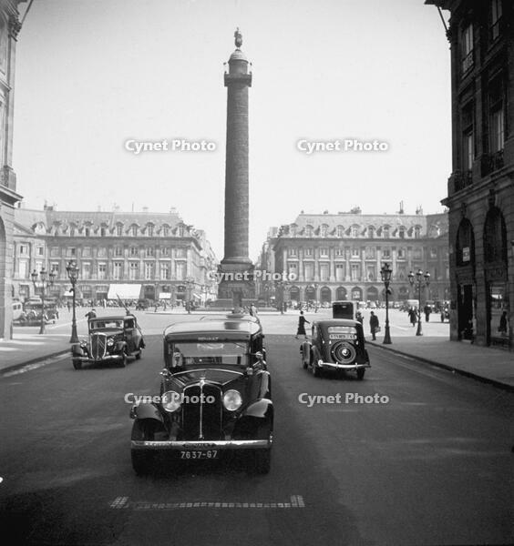 View of the Place Vendome, Paris / Photo 1938 [AKG110392637]