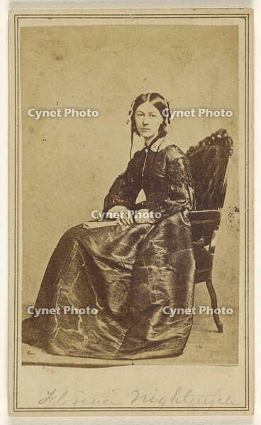 Florence Nightingale., 1860 [AKG110392676]