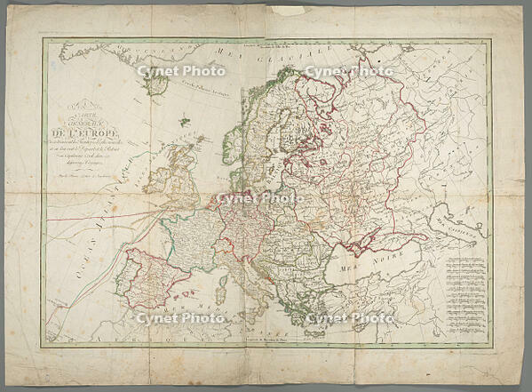 Carte Générale De L'Europe, 1779 [AKG110392687]