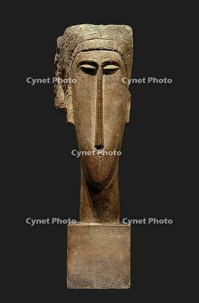 Head / A. Modigliani / Sculpture, 1911/1913 [AKG110390078]