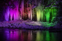 三十槌の氷柱　ライトアップ [INO110001799]