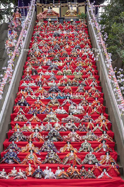 岩槻　愛宕神社大雛段飾り [INO110001861]