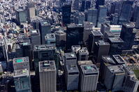 大手町のビル群と東京駅周辺 [THN110008011]