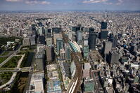 有楽町駅,丸の内のビル群と東京駅周辺 [THN110008014]