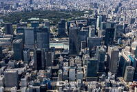 日本橋,京橋周辺より八重洲,東京駅方面の街並み [THN110008017]