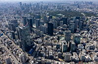 日本橋,周辺より八重洲,東京駅方面の街並み [THN110008019]