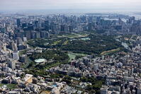 九段周辺より大手町,丸の内,東京駅方面 [THN110008022]