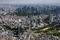 四谷駅駅周辺より大手町,丸の内,東京駅方面 [THN110008025]