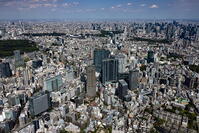 渋谷駅周辺より東京の街並み [THN110008037]