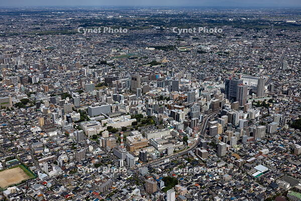 浦和の街並みと浦和駅 [THN110007990]
