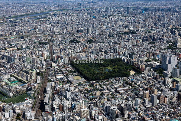 巣鴨駅,駒込駅周辺の街並みと都立六義園 [THN110008002]