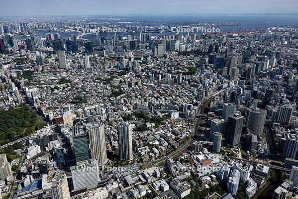 目黒駅周辺より東京の街並み [THN110008032]