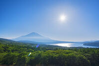 パノラマ台より富士山の夕景を望む [OYO110006756]