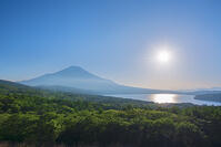 パノラマ台より富士山の夕景を望む [OYO110006760]