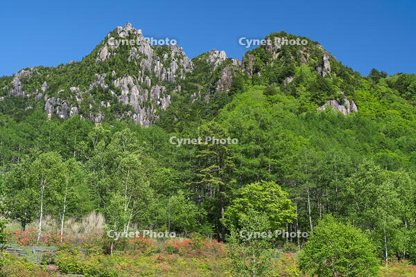 みずがきやま自然公園より瑞牆山を望む [OYO110006823]