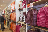 Japan, Honshu, Kanto, Tokyo, Shinjuku, Clothing Store Sales Girl at Uniqlo [PST110004168]