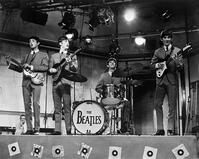 The Beatles during the recording of a television programme, 11th October 1963. [PST110004219]