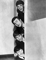 The Beatles playing peek - a - boo aroun.......... [PST110004220]