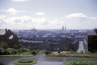 View of streets and the Liverpool skyline, Liverpool, UK, July 1965 [PST110004222]
