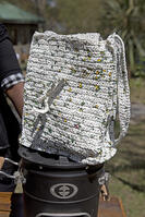 Shopping bag made woven plastic waste Elsamere Field Studies Centre Elsamere Lak [PST110004224]