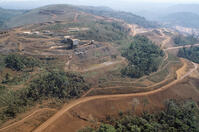 BRAZIL Para Carajas Aerial view over iron mine.Brasil [PST110004338]