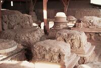 Hadda tepe shuter, stupa court. View of the south corner. Afghanistan. [PST110004367]
