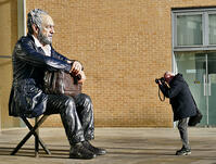 Sculptures at The ‘Who Am I?’ Exhition at The Said School. [PST110004374]