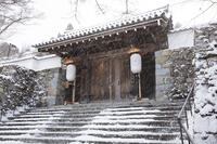 雪の三千院　御殿門　大原 [MOP110102076]