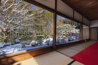 雪の宝泉院庭園　大原 [MOP110102107]
